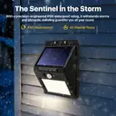 VIVREAL  Solar wall lights Charged by solar energy， Six-pack 100Led YHM02B , New Year Sale , Top gift picks image 8