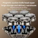 Qiman8005 Head Shavers for Bald Men 7D Floating Wet & Dry Electric Razor for Bald Heads with LED Smart Display  image 1