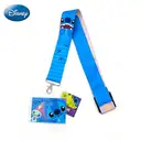 1pc Disney Stitch Scrump Lanyard & ID Card Holder Officially Licensed Stitch Themed Movies Anime Peripheral Vibrant Character Print Adjustable Lanyard Clear ID Case Gift image 0