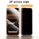 HOCO iPhone 17 AirXiongdun Series Full-Screen Privacy Tempered Glass (A888 Plus) image 1