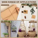 MADLAND Corde de chanvre, longueur 50 m, largeur 2 cm, 1 rouleau image 3