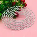 Nesting Lace Border Frame Metal Cutting Dies, Nested Framelits Die Cuts for Card Making DIY Scrapbooking Embossing Stencil Dies Template Molds Birthday Wedding Card Making image 0