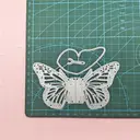 Creative for Butterfly Metal Cutting Dies Stencil Scrapbooking Embossing Tool Paper Cards Album Decoration，A butterfly and tools image 1
