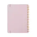 Jubiluu Carnet ligné A5 à spirales et couverture rigide - Lavande image 1