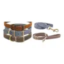 Ancol Timberwolf Leather Collar Sable 35cm image 1