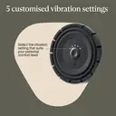 Therabody WaveRoller, Vibrating Roller for Sore Muscles, High-Density Foam, Reduces Muscle Tension, Black image 1