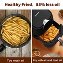 Joyami Friteuse sans huile avec écran tactile 100+ Programmes et 8 modes automatiques 1700 W - 5,7L  image 3