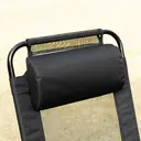 Outsunny Folding Garden Chairs Set of 2, 5-Position Recliner Camping Chair with High Back, All Weather Texteline Seat, Portable Outdoor Dining Chairs with Headrests for Patio, Picnic, Black image 7