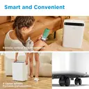 Midea Seasonal Dehumidifier – 10L Extraction, Humidity Control, Continuous Drain Option, White – MDDQ-10DEN7-QA3 image 6