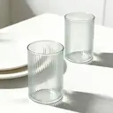 Lot de 6 Verres en Verre Ju7cer 6s pour Thé, Café et Boissons avec Paille en Verre 400ml image 5
