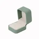 Oirlv Ring Box for Proposal Engagement Leather Jewelry Ring Gift Box 5.3*6*4.5cm 1pcs image 0