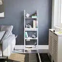 Vida Designs Bookcase Bristol Ladder 4 Shelves White image 3