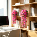 4Pcs 30in/76cm
Artificial Flowers for Outdoors, Fake Artificial Hanging Flowers for Outdoors Realistic Hanging Flowers Silk Petunia Faux Flowers for Porch Patio(fuchsia&rose red) image 3