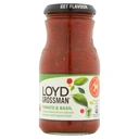 Loyd Grossman Tomato & Basil Sauce 350g image 1