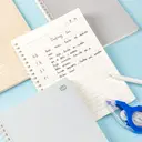 Deli Light Tone Series Lot de 4 carnets à spirale A5, papier ligné 70g/m² - 80 feuilles/160 pages image 5