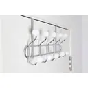 Essentials by Premier Over Door Hanger With White Ceramic Balls, Durable Metal Frame With Multiple Hooks For Bags Or Towels image 2