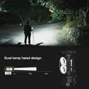 WUBEN E7 1800 Lumen Torch Light with Magnet - Super Bright 6 Modes EDC Flashlight， Typ-C Rechargeable LED Flash Light; IP68 Pocket Flashlight for Headlamp Use， Rescue， Camping Black, New Year Sale , Top gift picks image 3