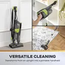 DAEWOO Cyclone Turbo Corded 3-in-1 Handheld Vacuum Cleaner – Lightweight, High Suction, 6m Cord – Green/Grey image 2