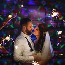 GLOBAL GIZMOS Table Lamp Crystal Starball Multicolour/Black image 4