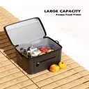 Meoky Insulated Lunch Bag-Black, New Year Sale , Top gift picks image 1