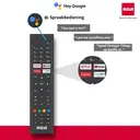 RCA Android Smart TV | QLED 4K UHD | 43 inch/110cm | Frameless Design | Tripple Tuner DVB-T/T2/S/S2/C | HDMI x3, USB x2, CI+ | Voice control & streaming apps | Geassembleerd in Eindhoven | RAQ43UN1 image 6