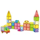 XINQIYUAN Qiyuan Jouet Éducatif Blocs de Construction Diamant Magnétiques 7.5cm 55pièces [Mélange aléatoire – Couleurs issues uniquement de la photo principale] image 2