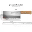 SHIBAZIZUO Couteau de cuisine en acier inoxydable à manche unique - 280 mm image 4