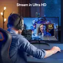 EMEET Ultra HD 4K Webcam with Sony Sensor, Dual Autofocus, HDR, Adjustable 40°–73° FOV, Plug & Play USB Camera for Streaming and Video Conferencing image 2