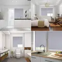 Sekey Plooibare Blind, Geen Boren Nodig Verduisterend, Klem-Fix Raamblind, 80 cm Breed, Gespannen Donker Sun Bescherming Raamblind, 80x200cm, Schaliegrijs image 6