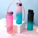 JORDAN & JUDY Tritan Sports Water Bottle with Handle - Ombre Black, 1000ml image 8