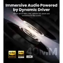 Edifier W820NB Plus Casque supra-auriculaire sans fil à réduction de bruit active -49 dB, audio Hi-Res LDAC, 88h d'autonomie, multipoint - ivoire image 8