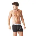 SERGE BLANCO Lot de 4 boxers pour homme bleu - Taille L image 2