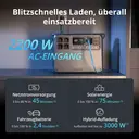 DJI Power 2000 tragbare powerstation, 2048 Wh, 3000 W solargenerator, LiFePO4-batterie, kompaktgröße, in 45 minuten von 0 % auf 80 % aufgeladen, notstromaggregat für zuhause, camping/wohnmobil/notstromversorgung image 3