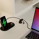 Merax Single Daybed with Bookcase & Computer Desk, 3FT Sofa Bed with Storage, Drawers & USB Type-C Port, 90 x 190 cm Multi-functional Wooden Bed Frame for Living Room/ Bedroom, White (No Mattress)  image 2