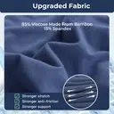 BAMBOO COOL Mens Underwear Trunks for Man Soft Waistband Open-fly Support Briefs S (3pack) image 3