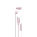 Sony IER-EX15C USB-C Wired Earbuds (Pink) image 1