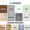 TAPEBEAR Safety Tape, 2inch x 60feet, Black/Yellow, anti-Slip Adhesive Tape for indoor Outdoor Steps Stairs,
Waterproof, Strong Grip, Compatible with Plastic, Wood, Ceramic, Glass, Metal image 8