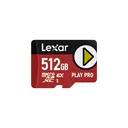 Lexar PLAY PRO MicroSDXC Express Card 512GB, up to 900MB/s Read, 600MB/s Write, Gaming-Optimized, A2, 4K, High-Speed Micro SD Memory Card for Handheld Consoles, Switch, Portable Gaming Device image 0