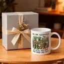 Alphynix 1pc 11oz White Mug with "INTO THE GARDEN I GO to lose my mind and find my soul" Quote & Detailed Garden Tools Illustration, Serene Gardening Christmas or Thanksgiving Gift image 4