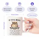 Alphynix 1pc, Funny Coffee Mug, 11oz Ceramic Coffee Cups, Water Cups, Summer Winter Drinkware,gift image 7