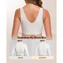ubras Classic Bralette Smart Size -, Couple Gift Perfect Gift for woman, Essential Comfort Underwear - White-M, Suitable for Any Season image 1