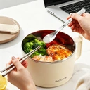 Maxcook Ramen Bowl Pickle Bowl - with Cutlery - 1.5 L image 6