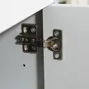 HOMCOM Shoe Bench with Cushion, Modern Storage Bench with Padded Seat, 2-tier Cabinet, Hidden Storage, Adjustable Shelf for Living Room and Entryway, Light Grey image 7