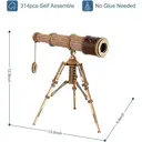 ROKR 3D Wooden Puzzles Monocular Telescope Model Building DIY Science Kit Birthday Gift for Adults and Teens Cool Display Item image 3