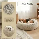 SONGMICS Panier pour chien avec bords surlevés rond kaki - 90 x 20 cm image 2