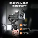 hohem Smartphone Gimbal Stabilizer with Adjustable CCT/RGB Fill Light image 4