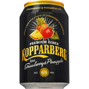 Kopparberg Strawberry & Pineapple - 3.4% 4X330ml image 2