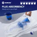 SUNKISS TrustPlus Lot de 16 couches jetables absorbantes unisexes pour incontinence adulte - Taille XL nuit image 1