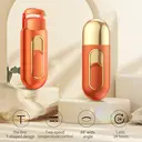 Qiweiny Heated Eyelash Curler Orange Rechargeable Long-Lasting Lift image 1