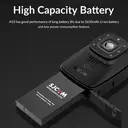 SJCAM A10 Caméra corporelle et embarquée avec vision nocturne, IP65 étanche, 450 min d'autonomie, 140° grand angle, photo 12MP, WiFi 2,4 GHz, dimensions 8,3 x 5,7 x 3,8 cm image 7